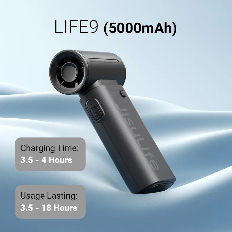 Jisulife Life 9 Portable Handheld Fan Life 9 5000mAh