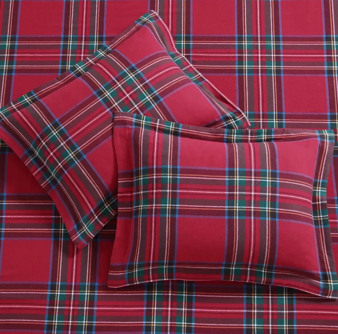 King Spencer Plaid Flannel Duvet