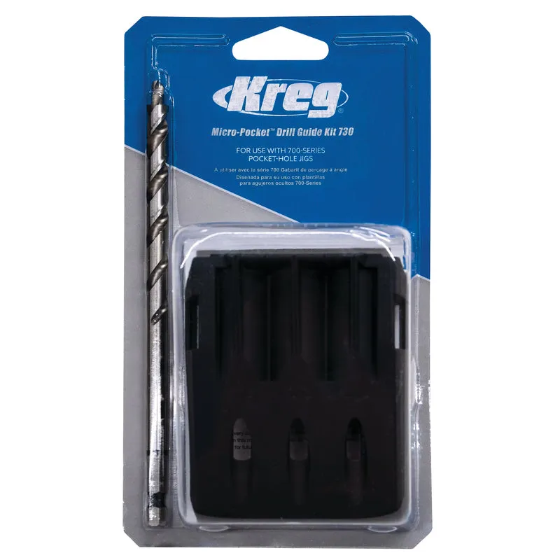 Kreg 730 Micro-Pocket Drill Guide Kit 1 in. 4 pc