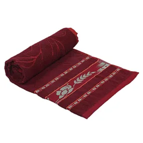 Kuber Industries Cotton Bath Towel 27" x54 (Maroon) -CTKTC8912