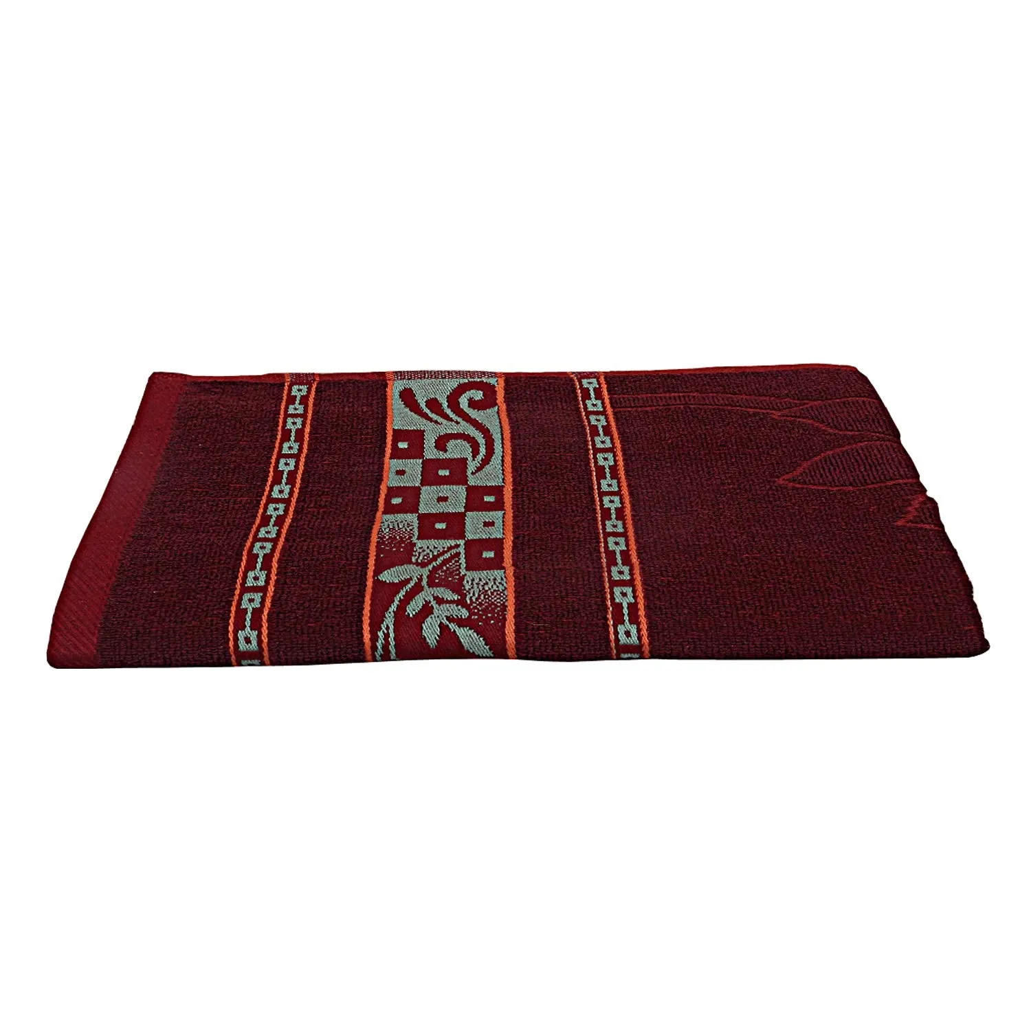 Kuber Industries Cotton Bath Towel 27" x54 (Maroon) -CTKTC8912