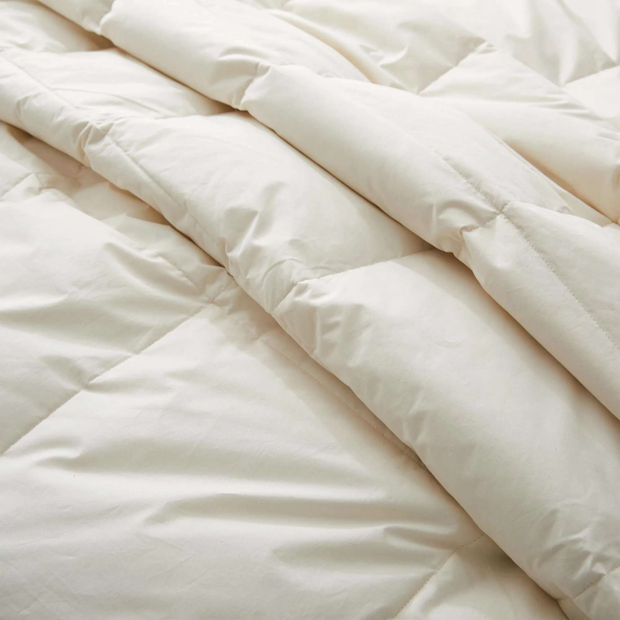 Lightweight Organic Cotton Feather Down Comforter