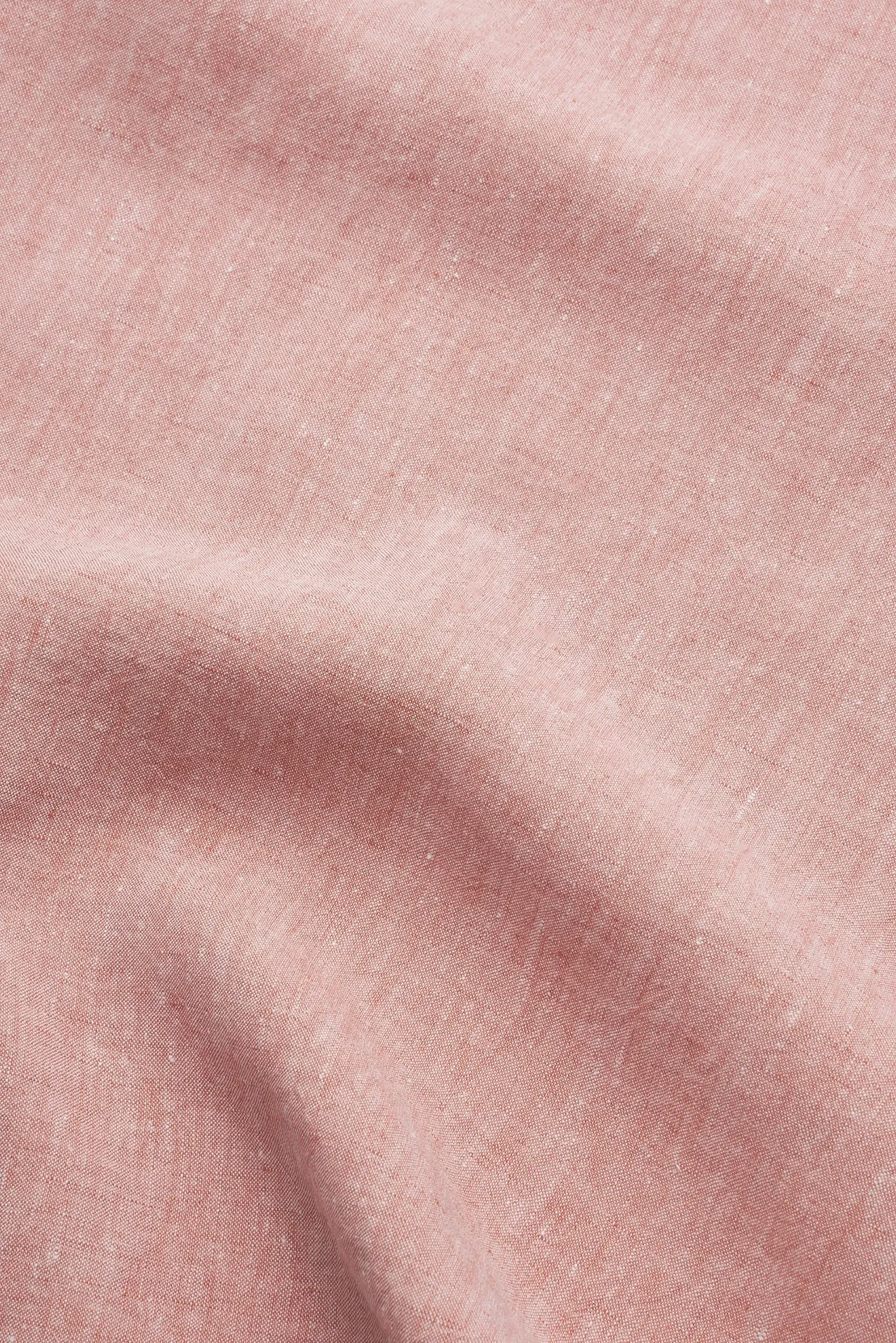 Linen Bedding Melange in Coral Color