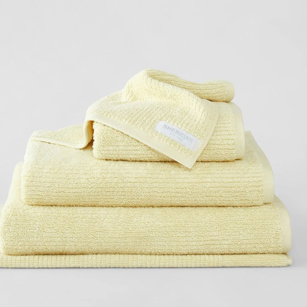 Living Textures Trenton Towel Collection by Sheridan SANDCASTLE