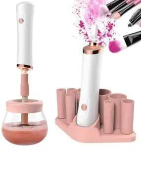 Makeup brush cleaner machine