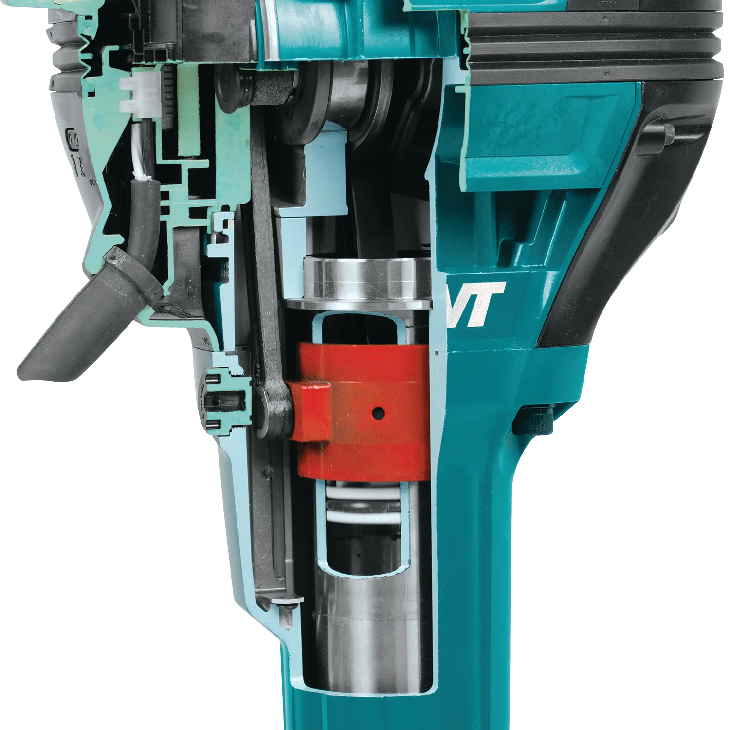 Makita (HM1812X3) 70 lb. Advanced AVT® Breaker Hammer, 1-1/8" Hex, 4-piece steel set, premium cart