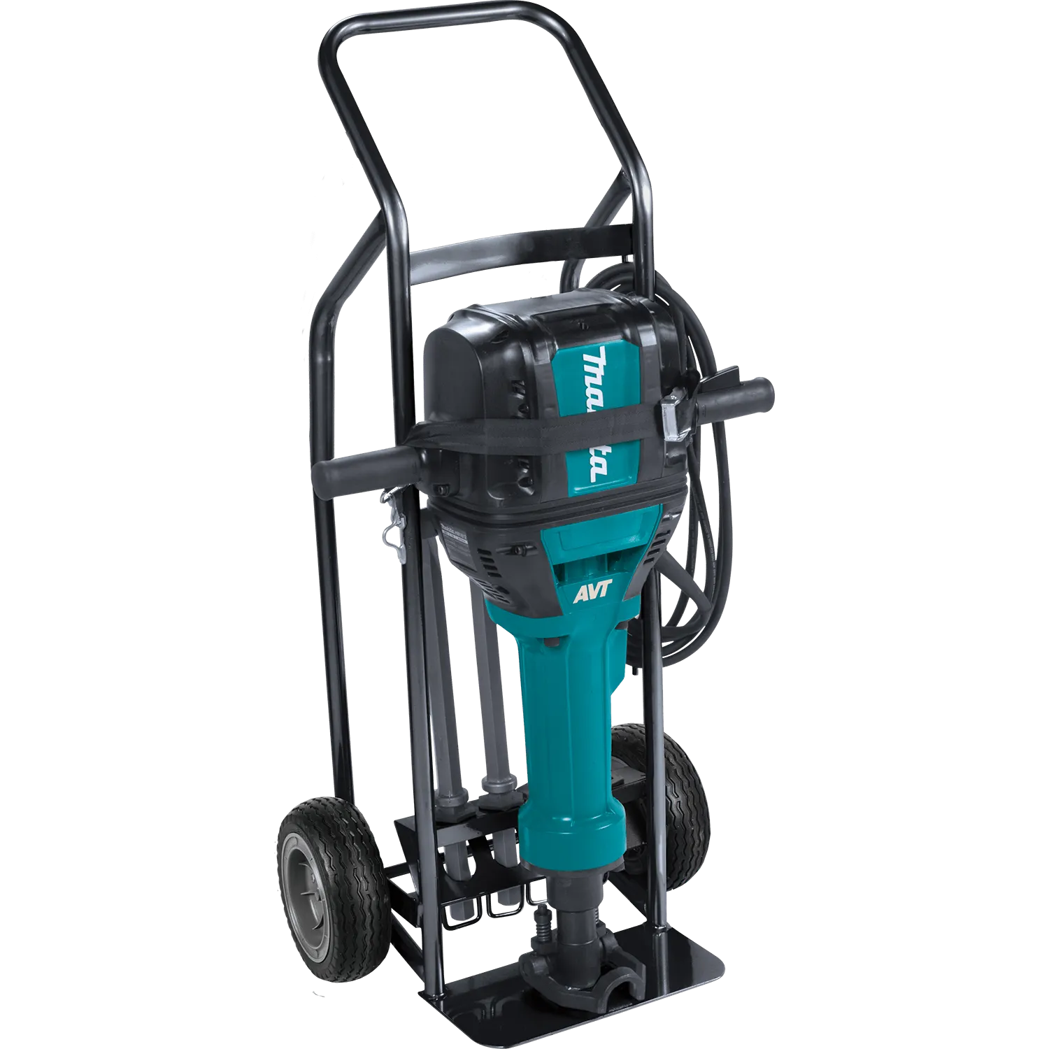 Makita (HM1812X3) 70 lb. Advanced AVT® Breaker Hammer, 1-1/8" Hex, 4-piece steel set, premium cart