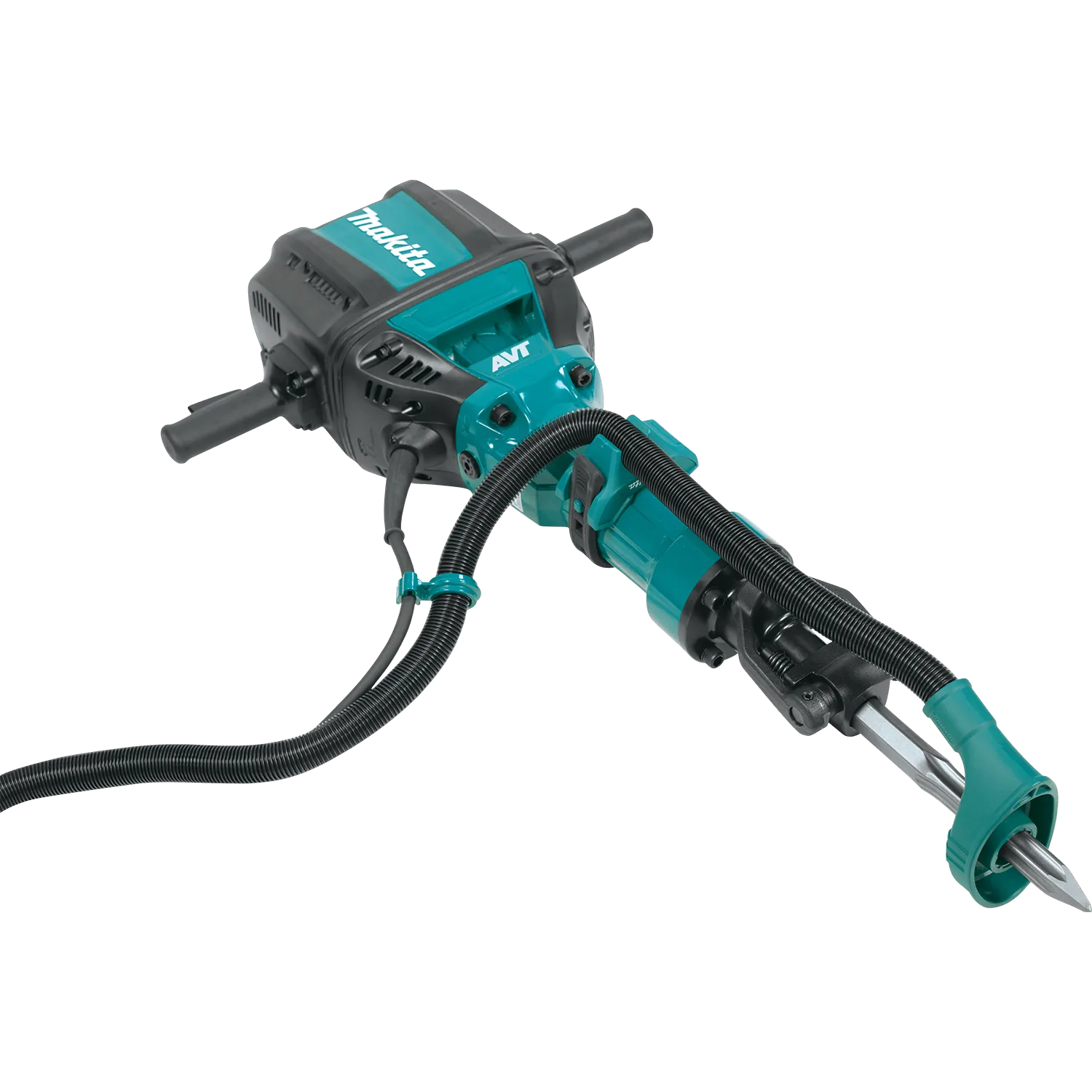 Makita (HM1812X3) 70 lb. Advanced AVT® Breaker Hammer, 1-1/8" Hex, 4-piece steel set, premium cart