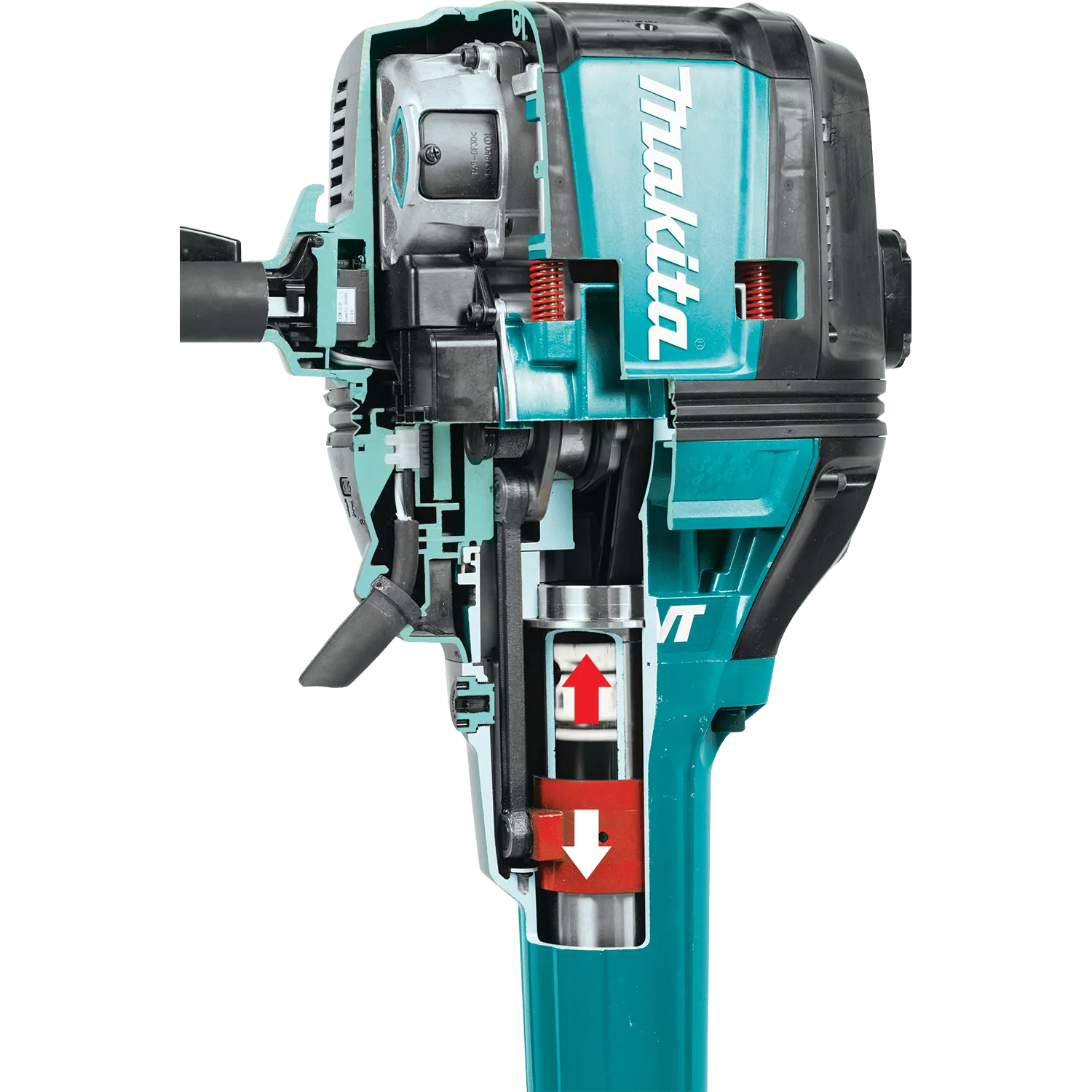 Makita (HM1812X3) 70 lb. Advanced AVT® Breaker Hammer, 1-1/8" Hex, 4-piece steel set, premium cart