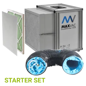 MAXVAC Dustblocker DB650 Air Scrubber Cleaner, 6 Month Starter Set