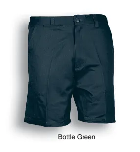 Mens Drill Work Shorts - Bottle