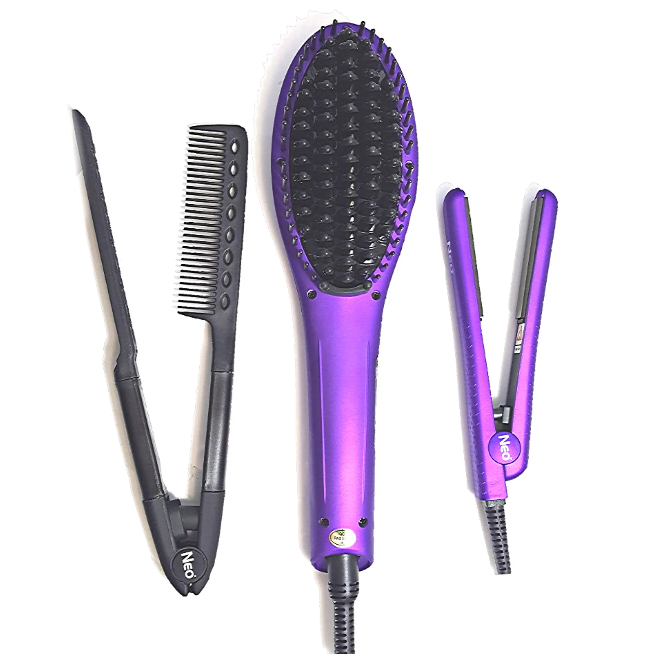 Metallic Purple Heated Brush Set | Set