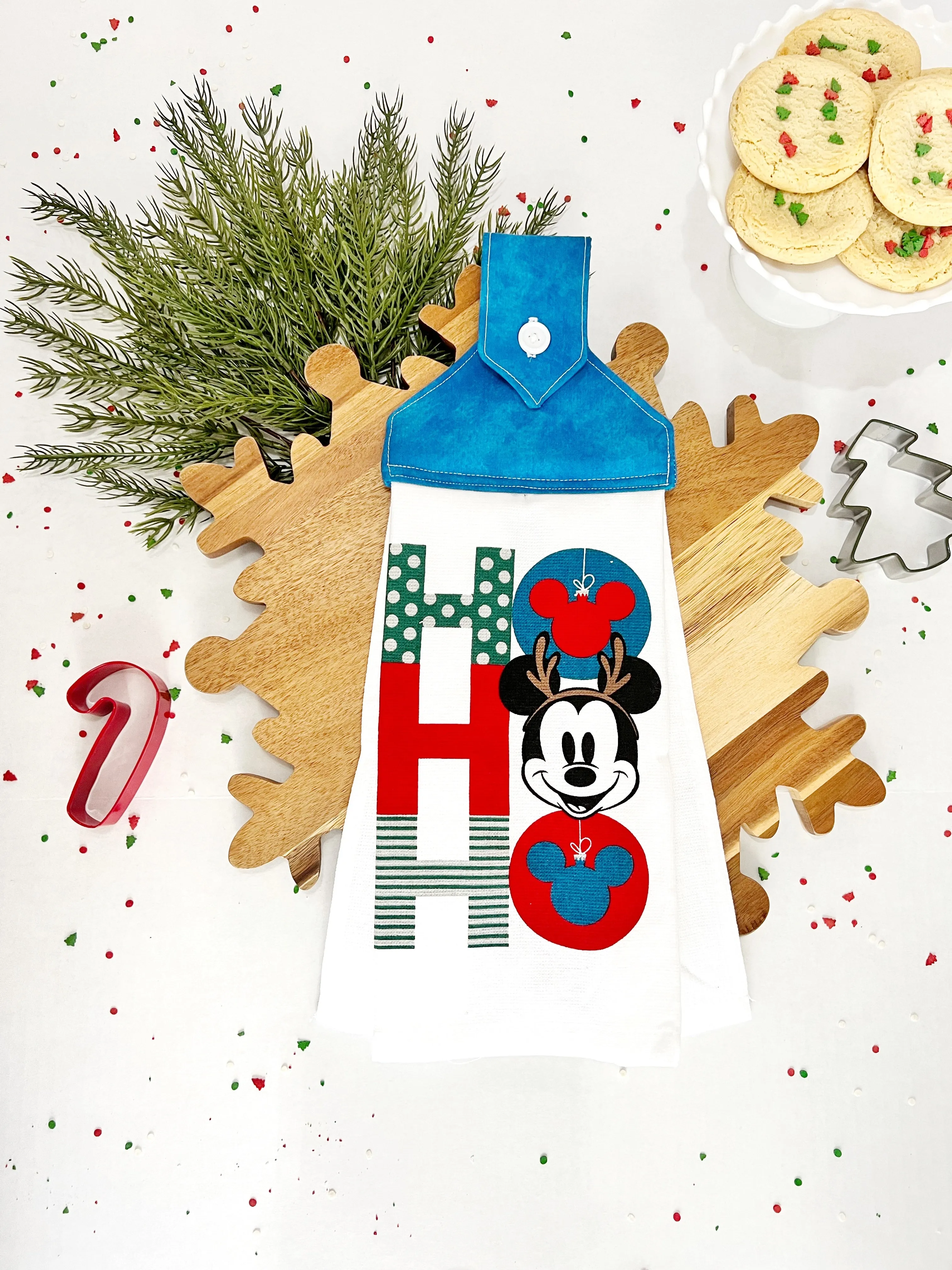 Mickey Christmas HO HO HO Towel