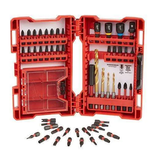 Milwaukee 48-32-4025 52 Piece Shockwave Electrician's Drill & Drive Set