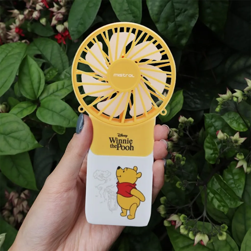 Mistral MRF500 (Winnie the Pooh) Disney x Mistral Mimica Cool Breeze Rechargeable USB Fan