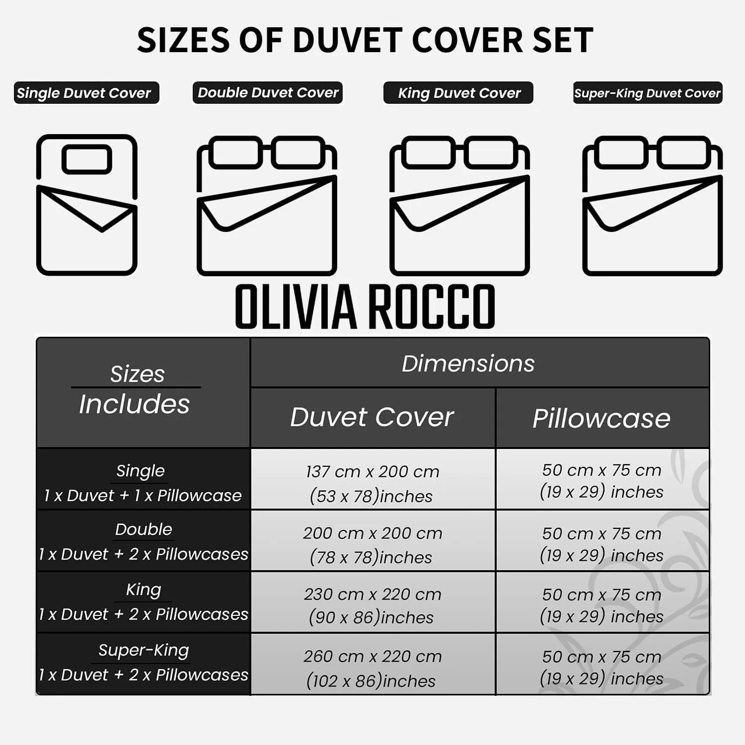 Monaco Seersucker Duvet Cover Set Super Soft Durable Bedding with Pillowcases Grey and White Single Double King by OLIVIA ROCCO