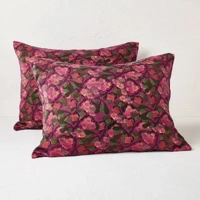 New - 3pc King Printed Comforter & Sham Set Dark Purple - Opalhouse designed with Jungalow