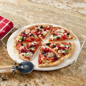 Nordic Ware 13" Pizza Stone Set