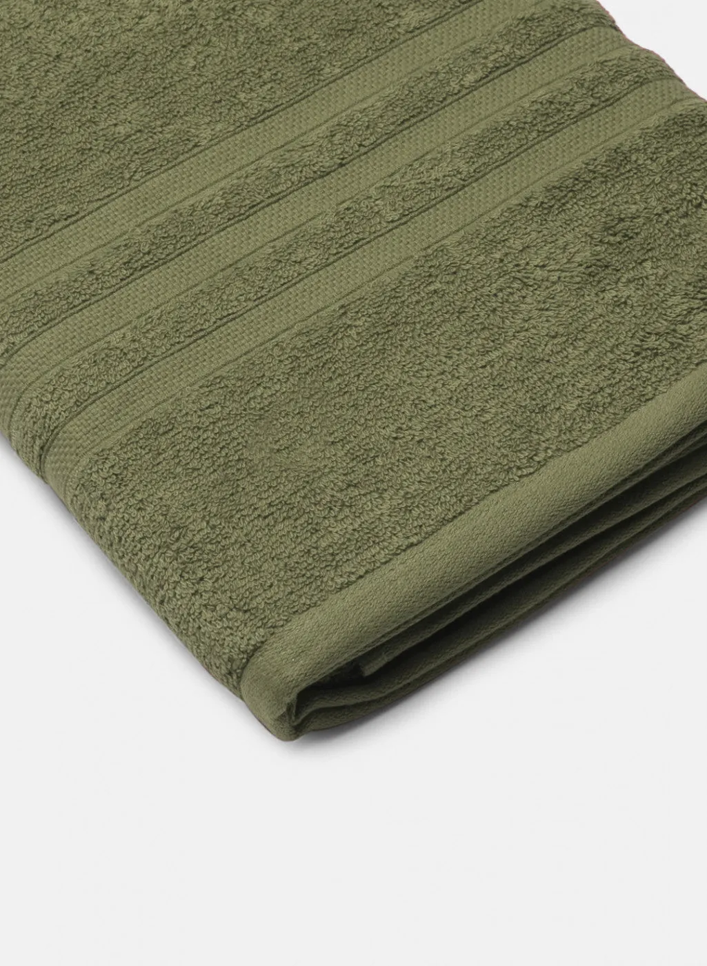 Olive Cotton 525 GSM Bath Towel