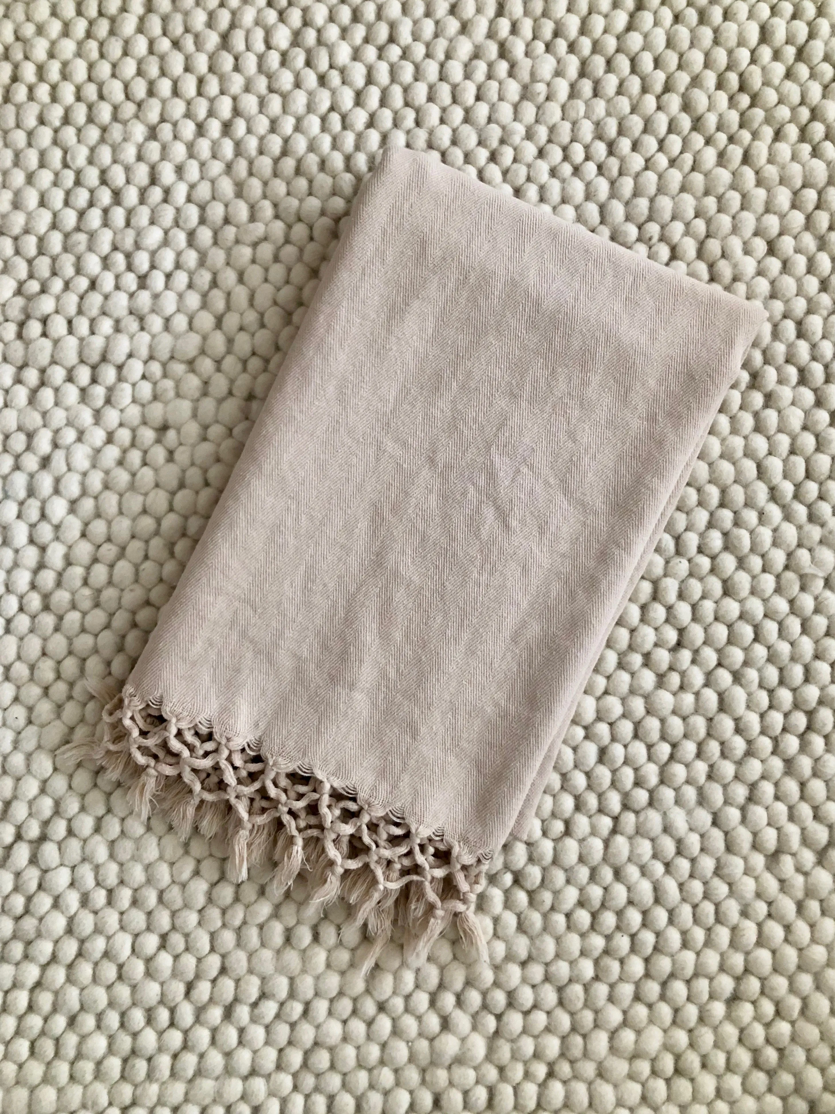 Organic Stonewashed Cotton Turkish Towels