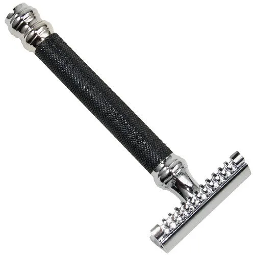 PARKER 26C OPEN COMB BLACK HANDLE SAFETY RAZOR