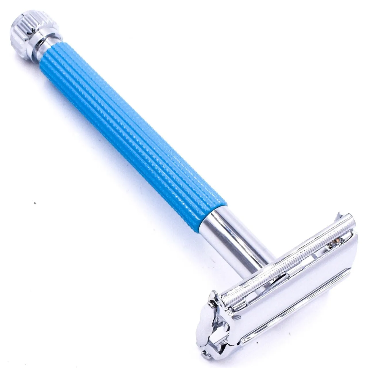 Parker - 29L Blue Long Handle Butterfly Open Safety Razor