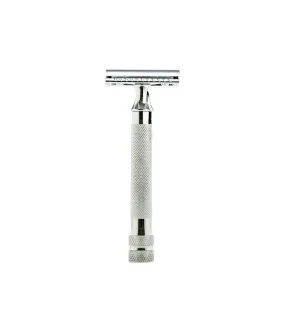 Parker - 91R Safety Razor, 3 piece, Heavyweight, Chrome Finish Handle