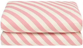 Peony Stripe Duvet Cover