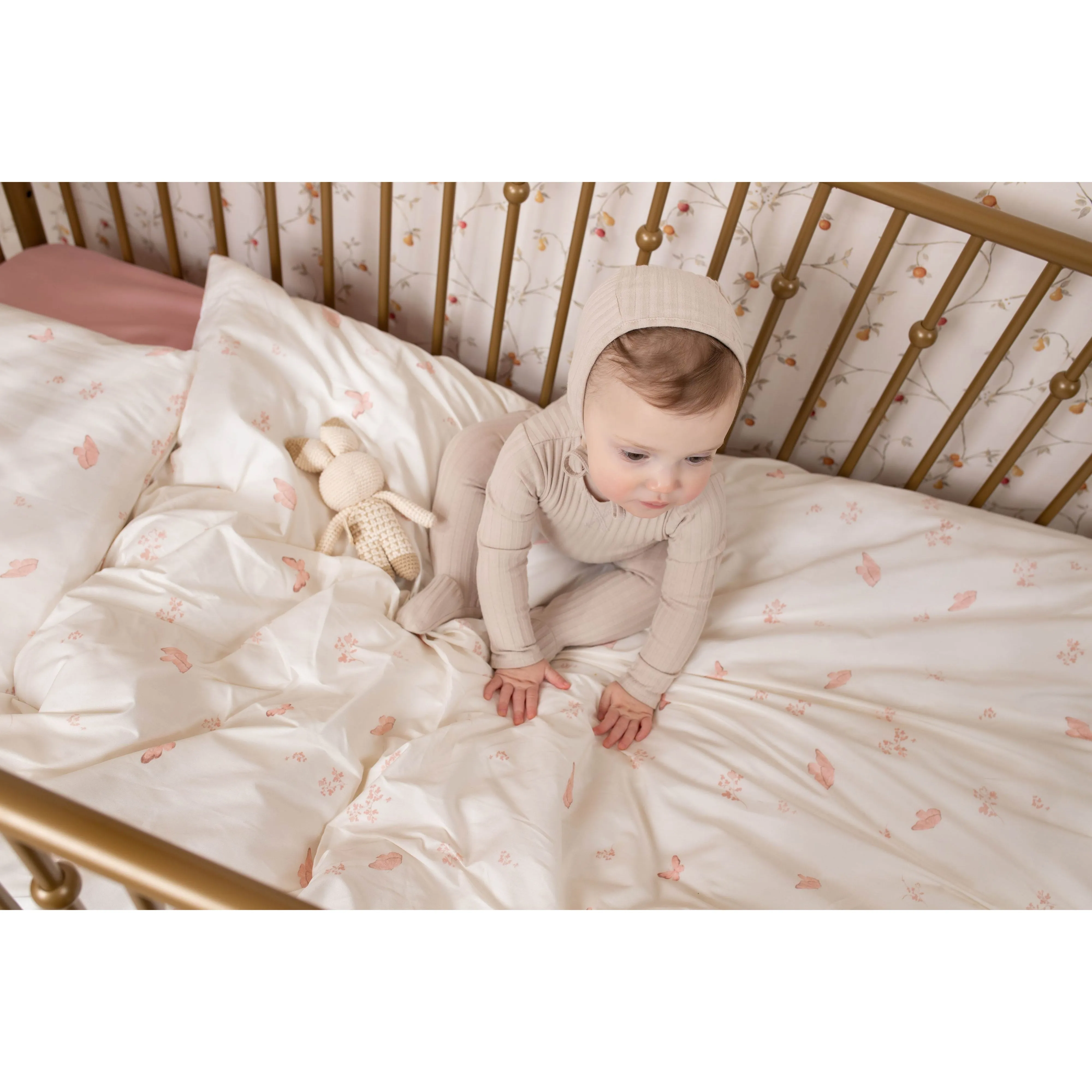 Petite Belle Pink Butterflies Collection Bedding