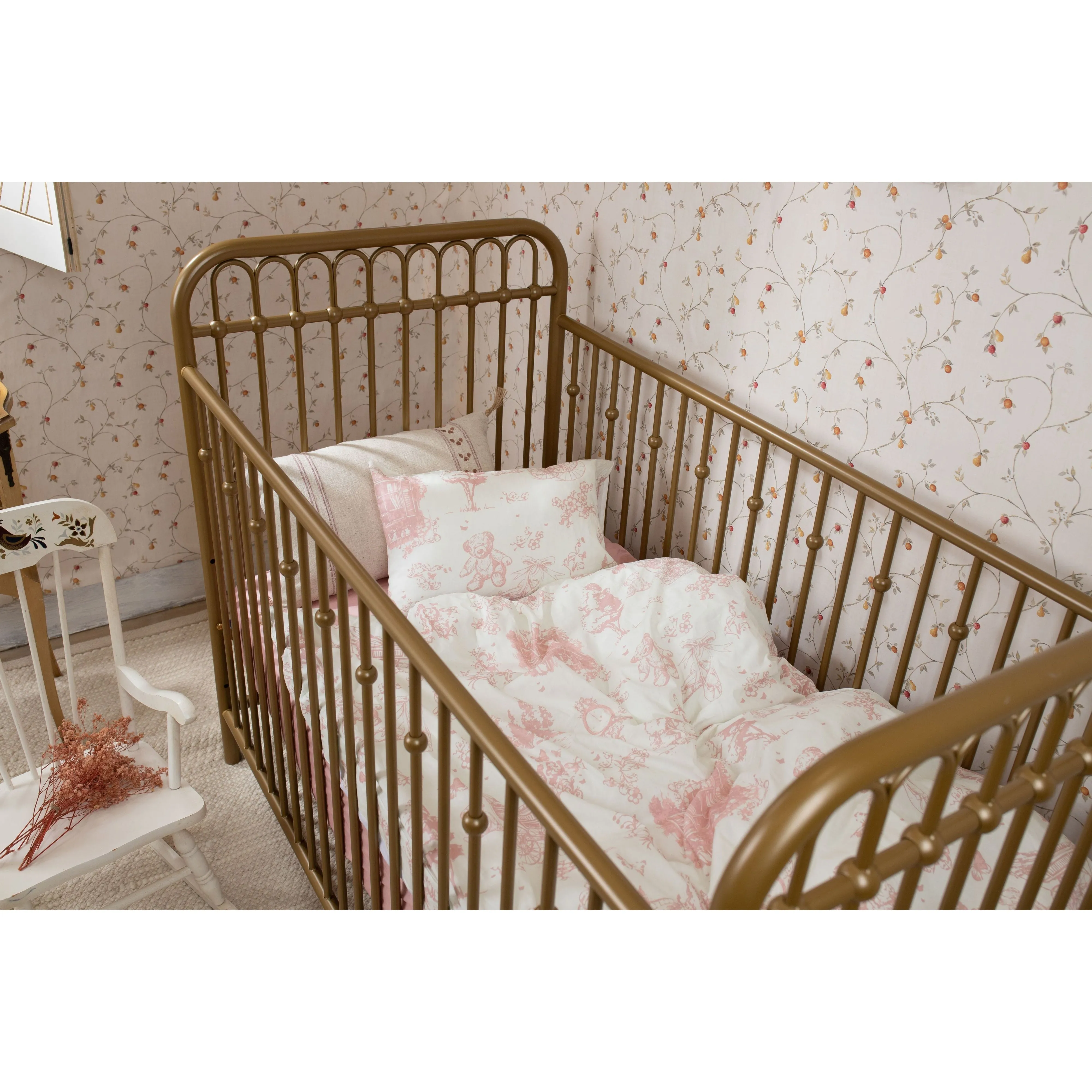 Petite Belle Pink Toile Collection Bedding