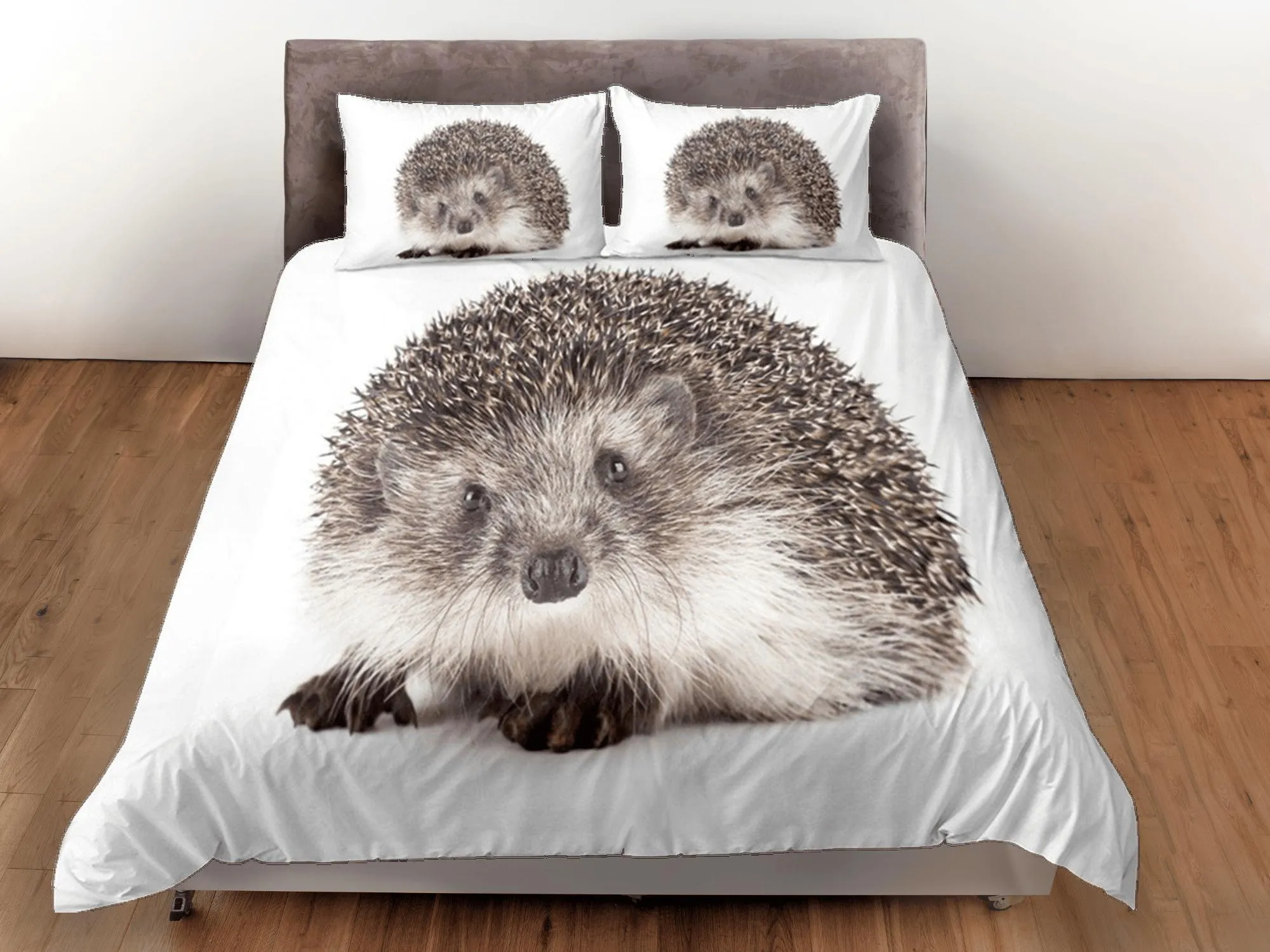 Porcupine Duvet Cover Set Cute Bedspread, Dorm Bedding & Pillowcase Single Bedding