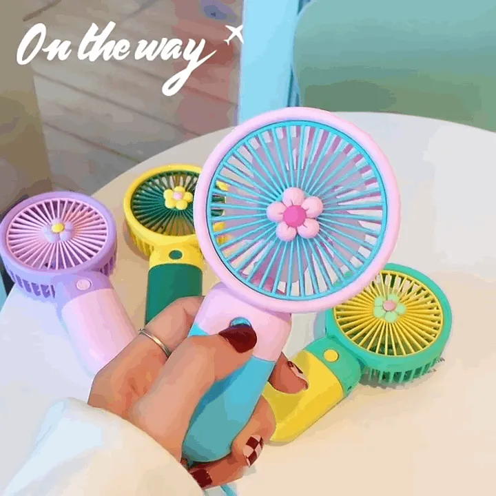 Portable Hand held Table Mini Clip Fan USB Charge