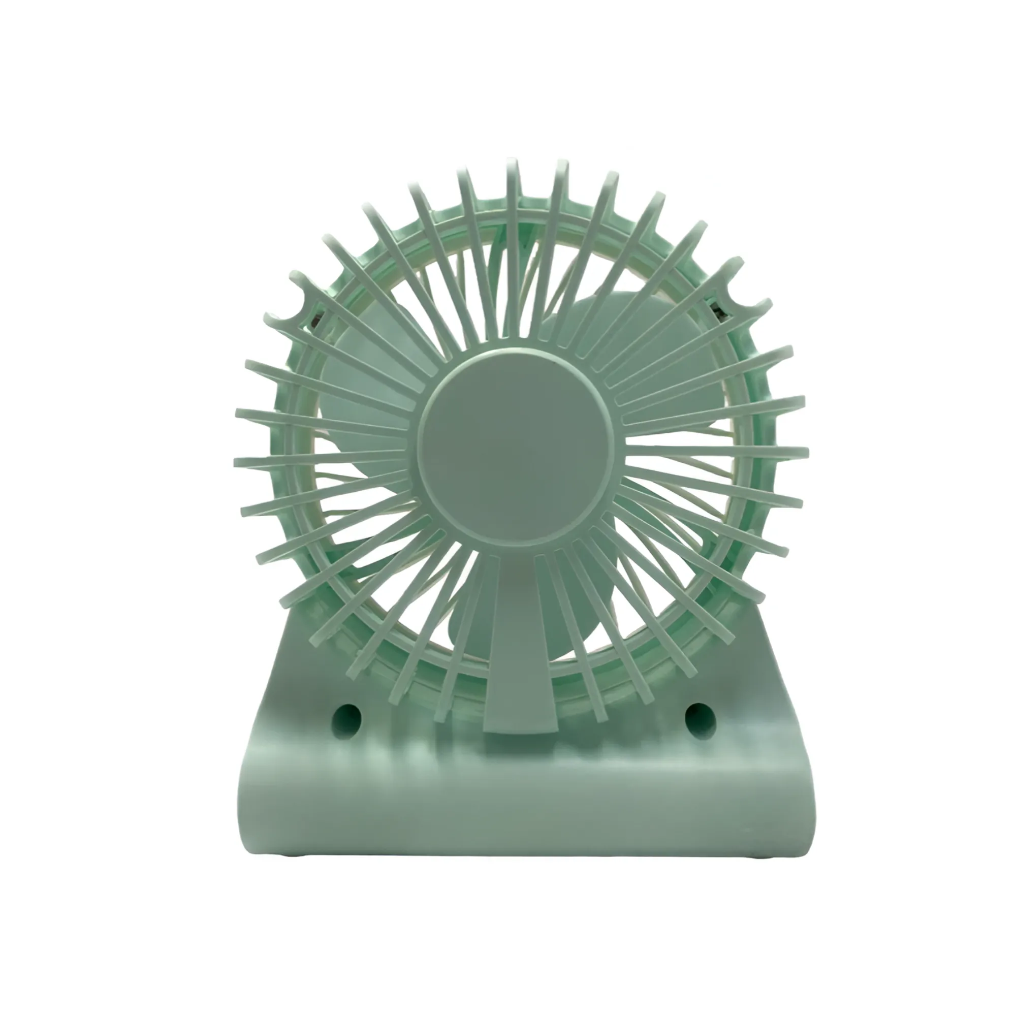 Portable Simple Stylish USB Rechargeable Desk Fan SQ2147 Green