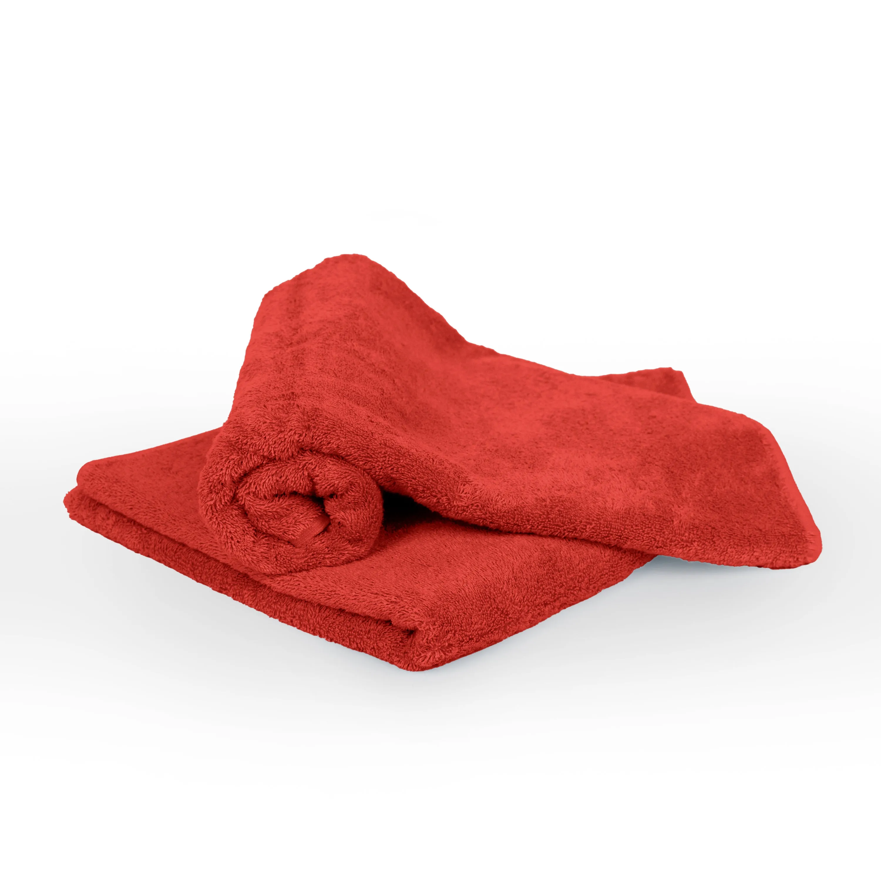 Premium Red Pack of 2 600gsm High Quality Cotton Bath Towel 70x140cm