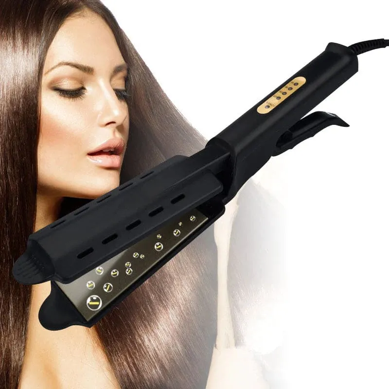 Professional Electric Hair Straightener Four-Gear Ceramic Tourmaline Ion Flat Iron Straightener Electric Plywood