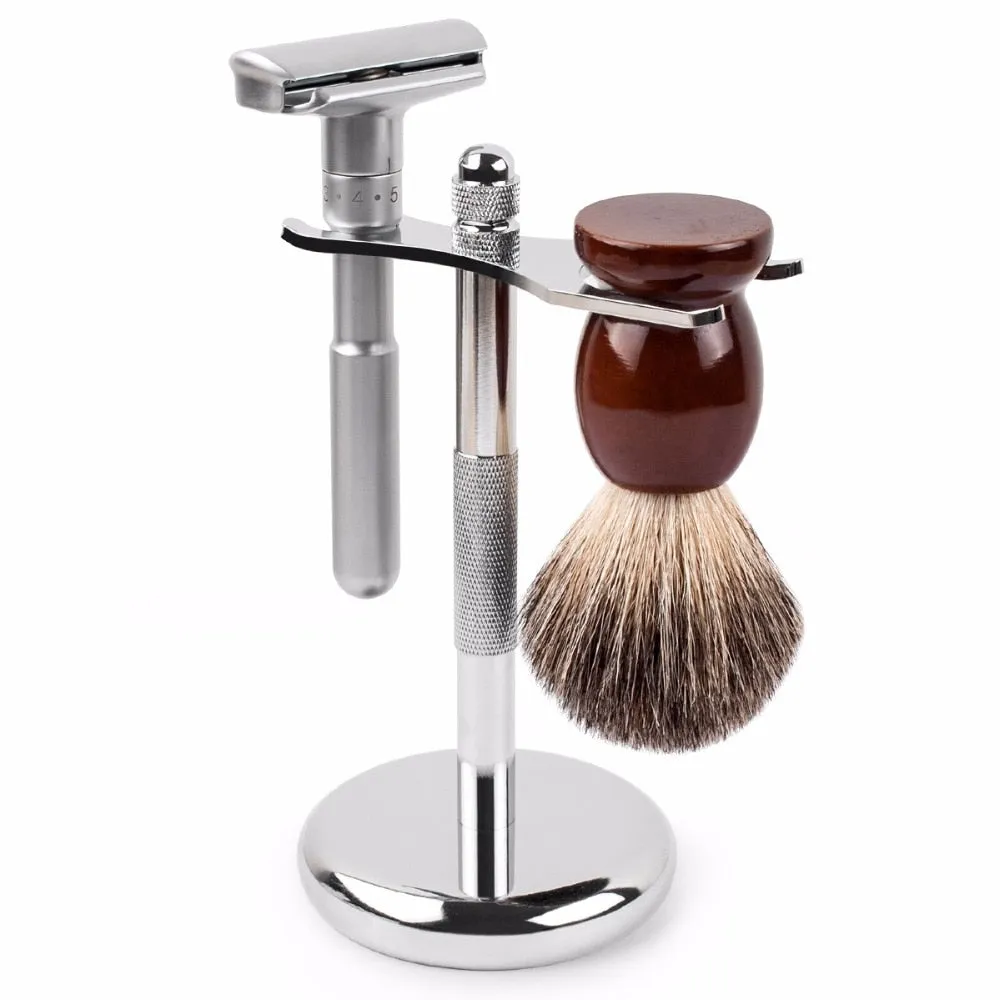 QSHAVE Adjustable  Double Edge Classic Safety Razor