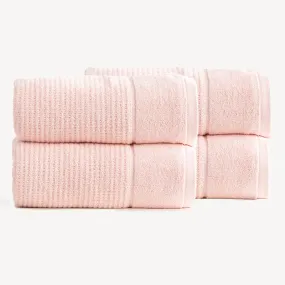 Renee Taylor Cambridge Textured 4 Piece Primrose Bath Sheet Pack