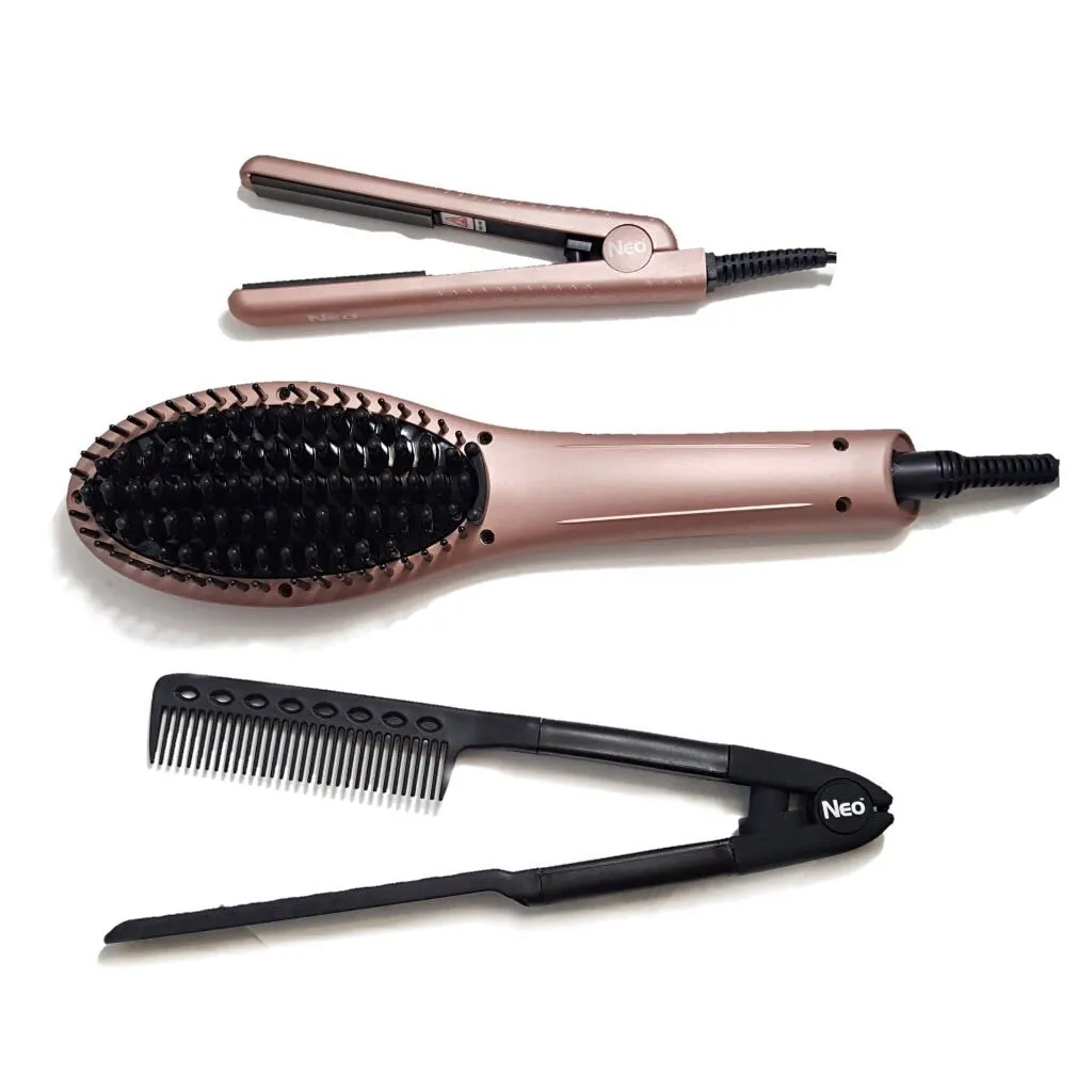 Rose Gold Heated Brush Set | Set