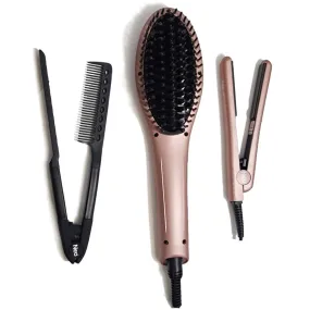 Rose Gold Heated Brush Set | Set