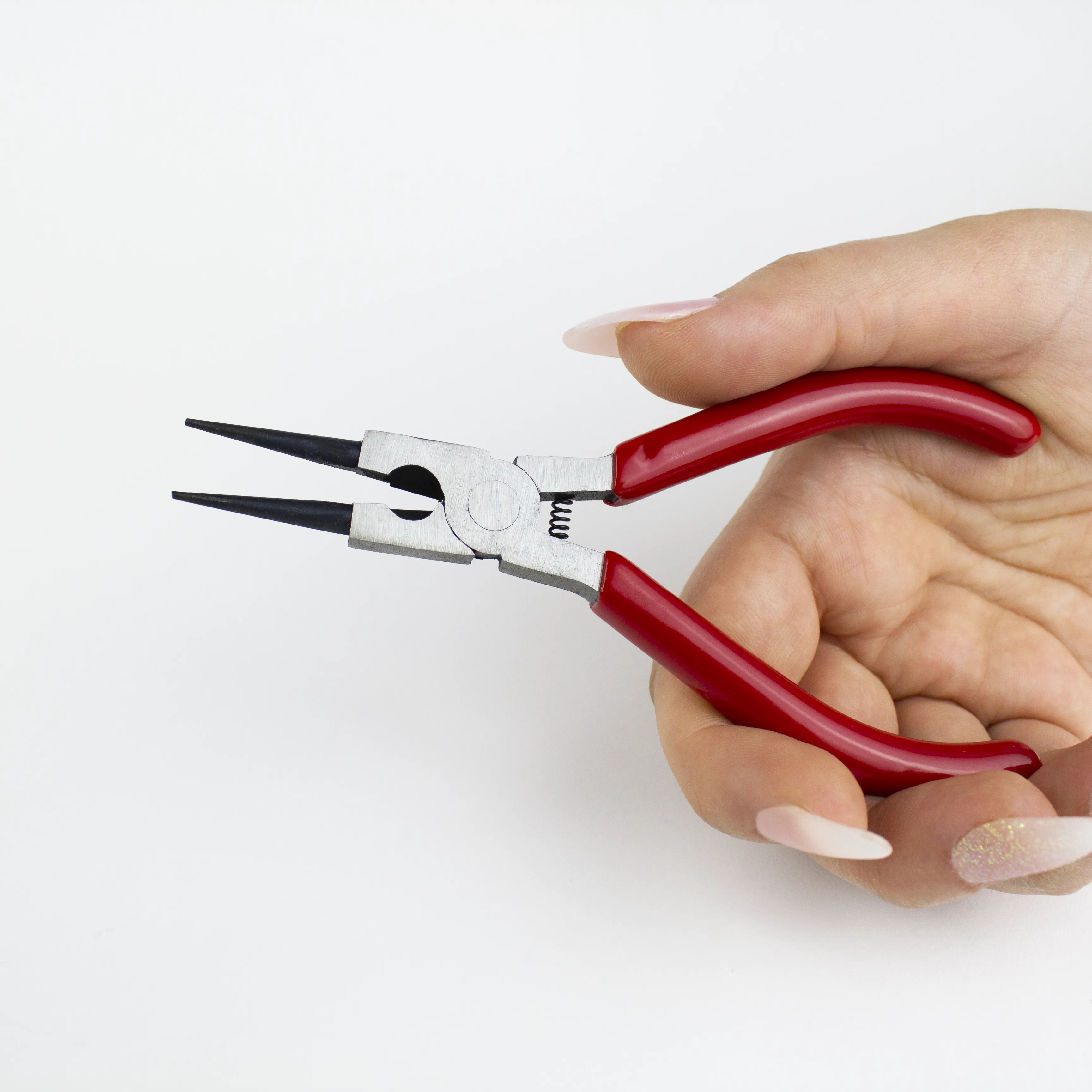 Round Nose Pliers with Side Cutter