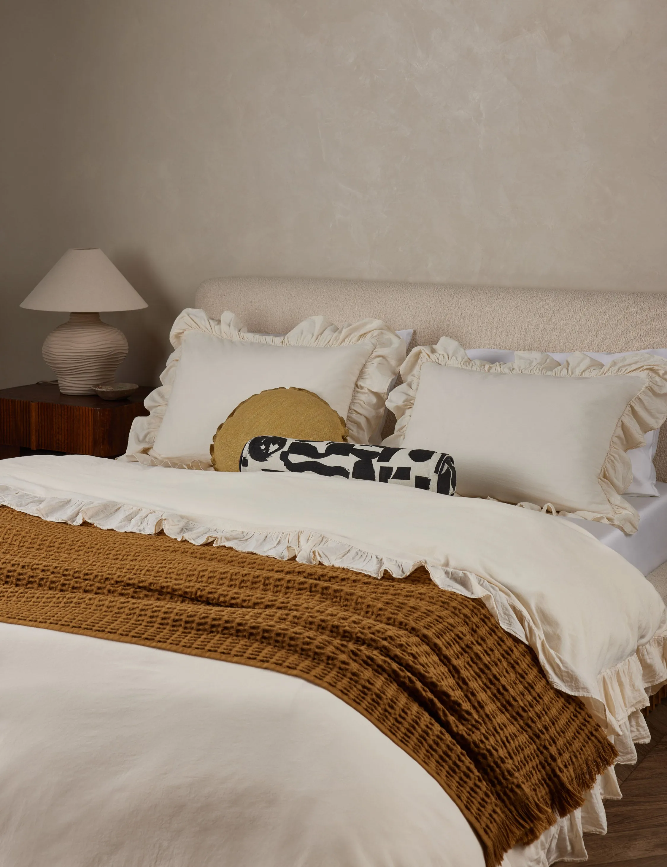 Rowan Cotton Duvet Set by Pom Pom at Home