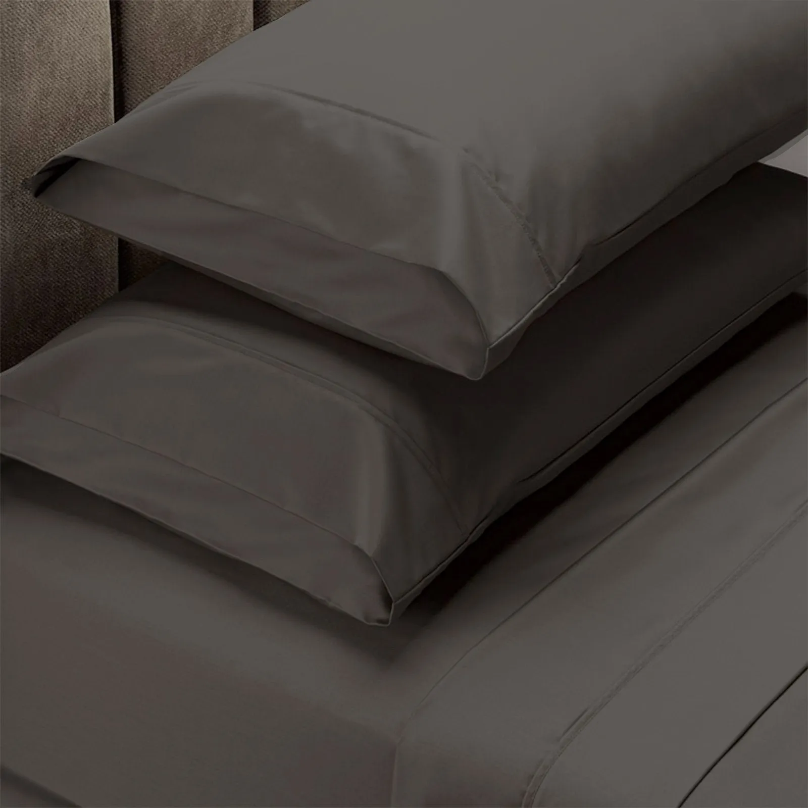 Royal Comfort 1500 Thread Count Cotton Rich Sheet Set 4 Piece Ultra Soft Bedding Double Stone