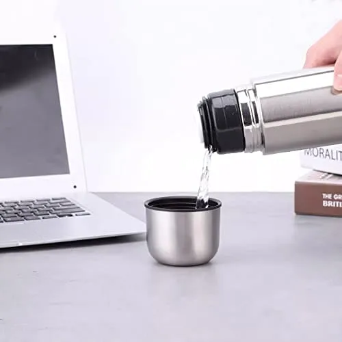 Royal Cuisine Double Walled Stainless Steel Vacuum Insulated Hydro Flask for Hot and Cold Drinks Water Bottle