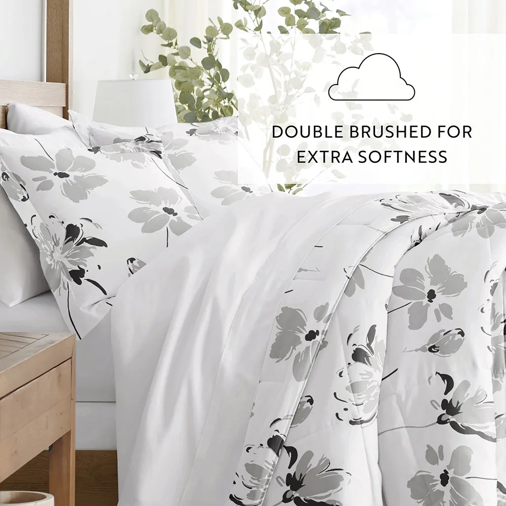 Sale - Patterned Down-Alternative Comforter Set