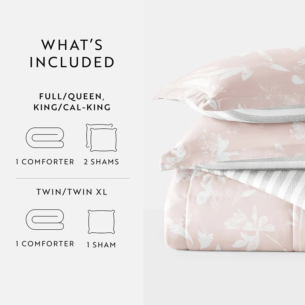 Sale - Patterned Down-Alternative Comforter Set