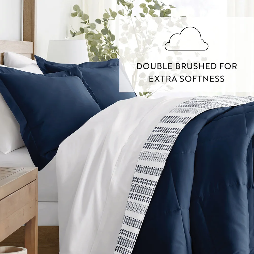 Sale - Patterned Down-Alternative Comforter Set