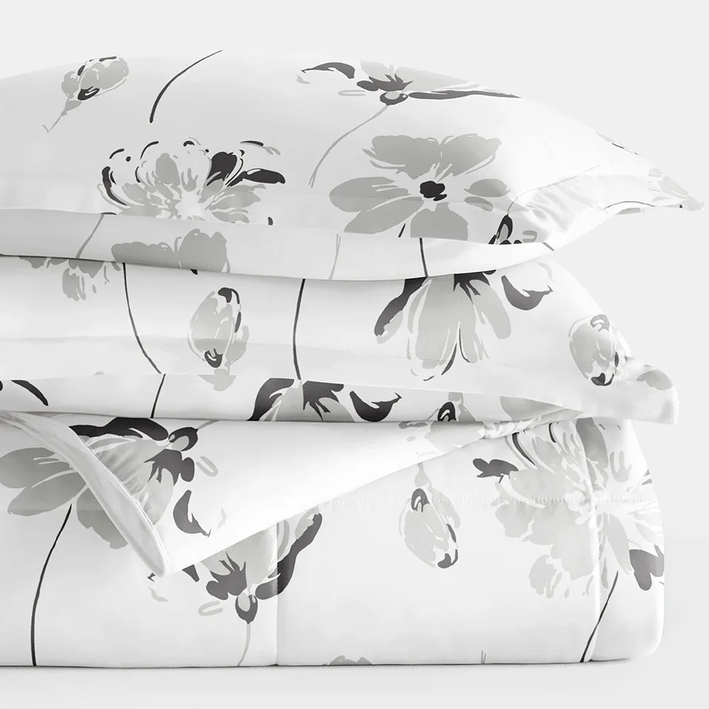 Sale - Patterned Down-Alternative Comforter Set