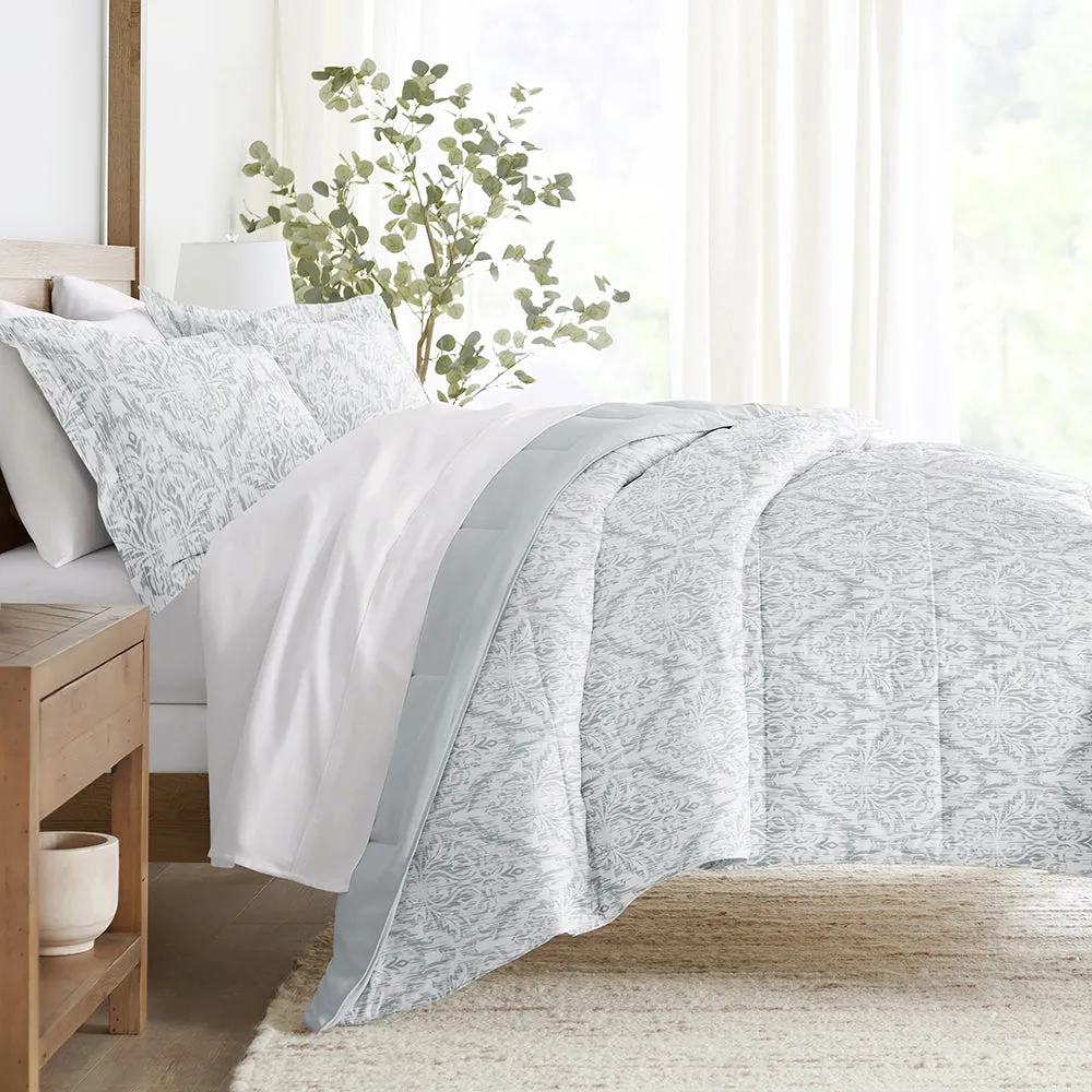 Sale - Patterned Down-Alternative Comforter Set