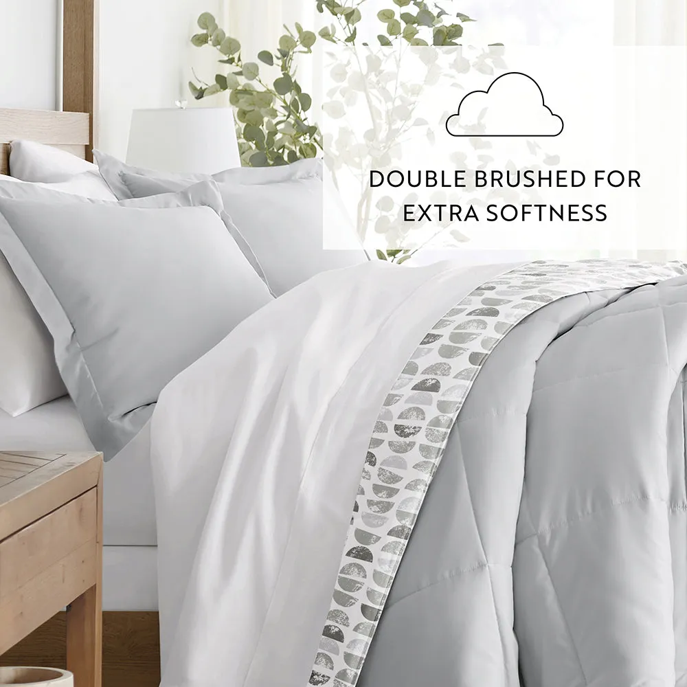 Sale - Patterned Down-Alternative Comforter Set