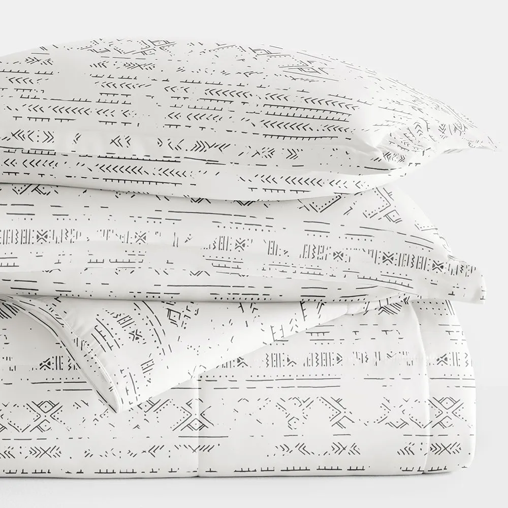 Sale - Patterned Down-Alternative Comforter Set